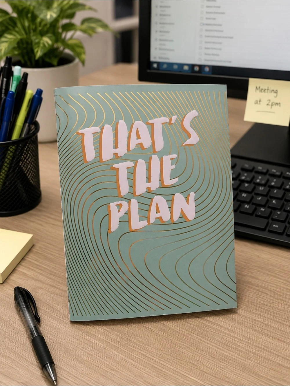 That’s The Plan Mint & Rose Gold Notebook